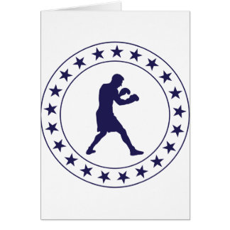 Cartão Boxing Boxer Boxen Boxe Fight Figher