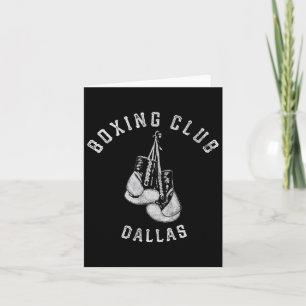Cartão Boxing Club Dallas Glove Fighter