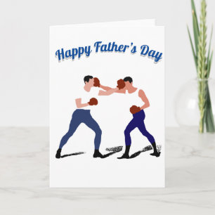 Cartão Boxing Happy Padre's Day