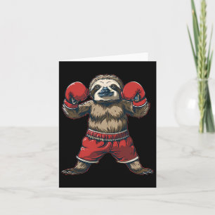 Cartão Boxing Lover Boxing Luvas Kickboxing Engraçadas