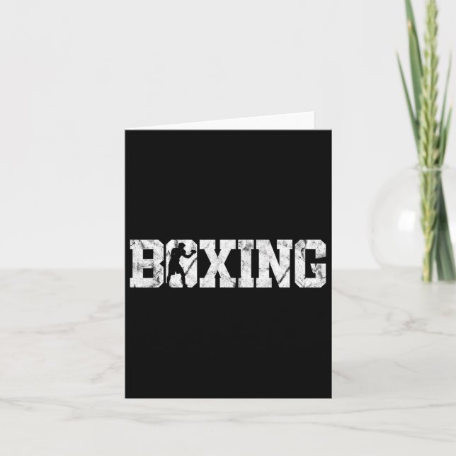 Cartão Boxing Vintage Boxing 3 (Frente)