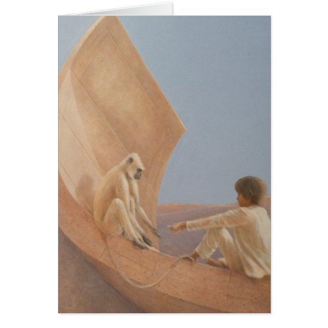 Cartão Boy and Monkey 2010 (Frente)