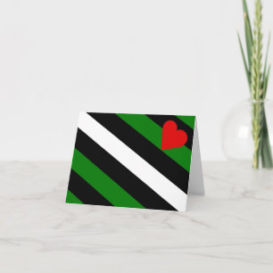 Cartão boy Flag Card