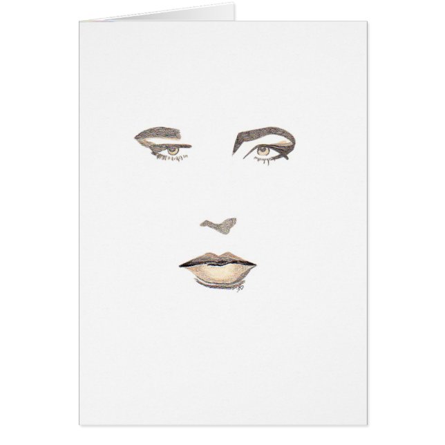 Cartão Boy George (Frente)