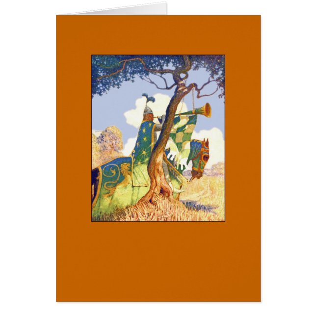 Cartão Boy King Arthur (Frente)