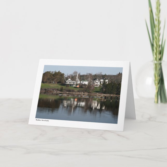 Cartão Boylston, Nova Scotia - Greeting Card (Frente)
