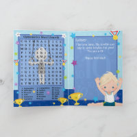 Boys Loiros Gymnastics Word Search Feliz Aniversár
