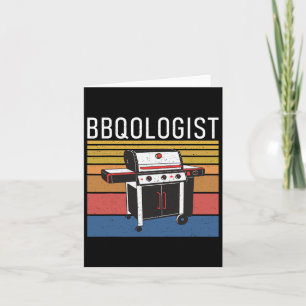 Cartão Bqologista Grill Byrbecue Funny Griling