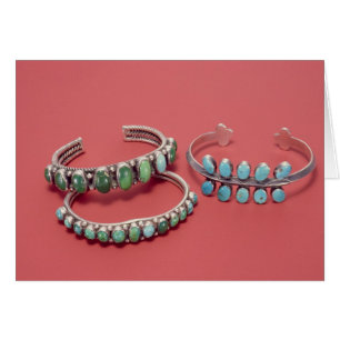 Cartão Braceletes do Navajo