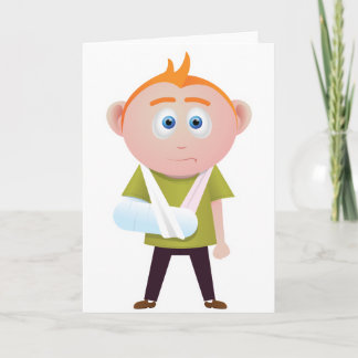 Cartão Braço quebrado