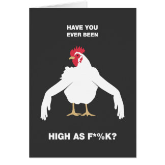 Cartão Braços da galinha