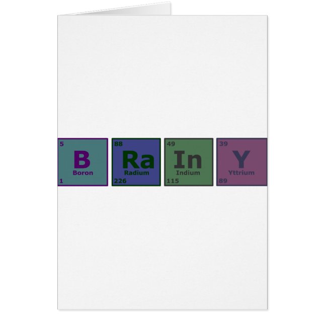 Cartão Brainy (Frente)