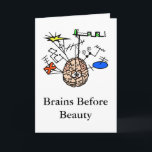 Cartão Brainy Ham Radio Funny Birthday Card Personalize-o<br><div class="desc">Um cartão de aniversário para o amante da rádio Ham que não tem nada em mente a não ser rádio, rádio, rádio! Mas você pode personalizar este cartão para qualquer fim que você queira simplesmente alterando ou removendo o texto. E, para alterar as cores ou estilos da fonte, basta clicar...</div>