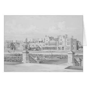 Cartão Brampton Park, Huntingdonshire, 1852