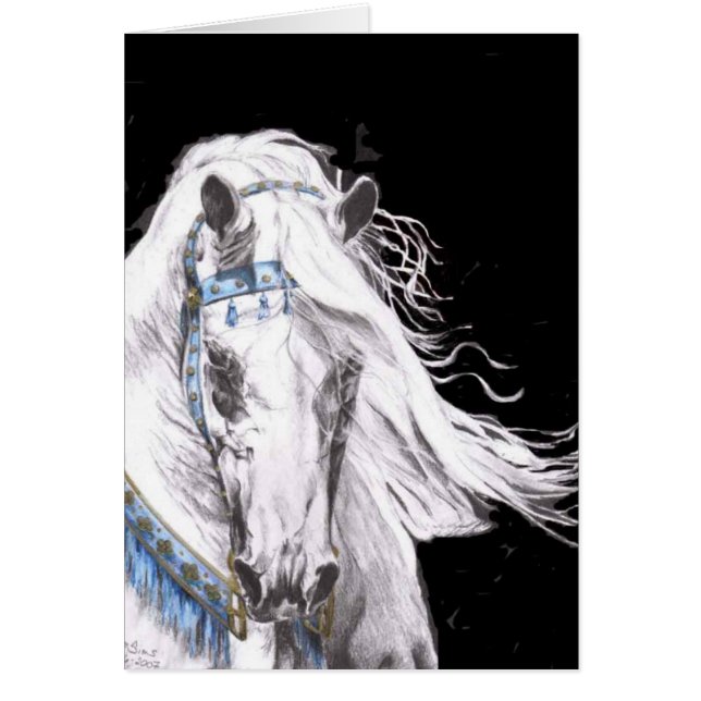 Cartão "Branco árabe " (Frente)