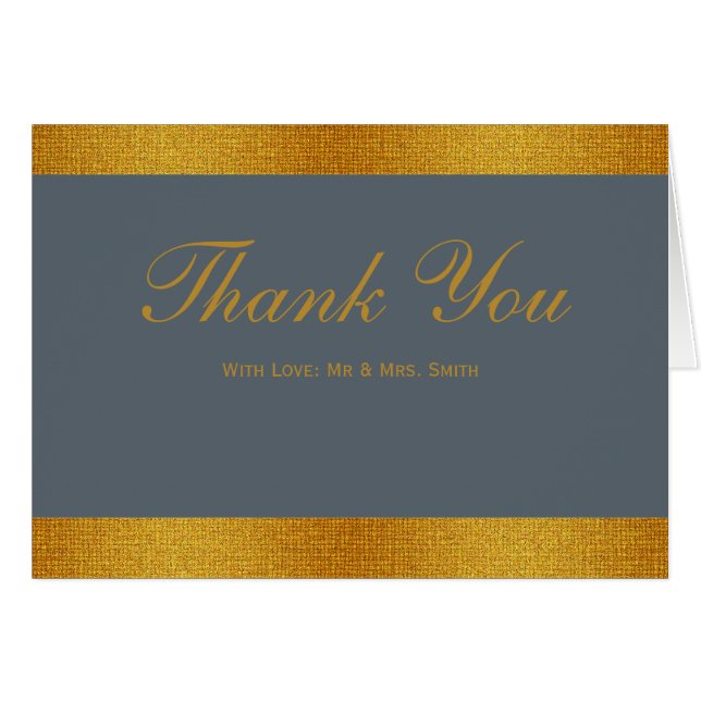 Cartão Branco com Banho de Crachá Dourado (Frente Horizontal)