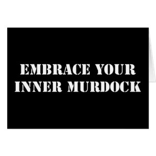 Cartão branco de Murdock