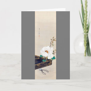 Cartão Brancos de Penônio e Tesoura, Watanabe Seitei