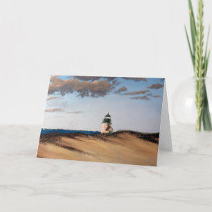 Cartão Brant Point Harmony Nantucket Greeting Card