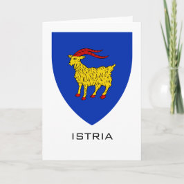 Cartão Brasão de Armas da Legado Adriático da Ístria