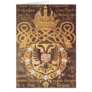 Cartão Brasão de Charles V do 2ó capítulo