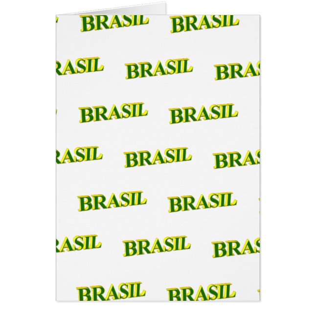 Cartão Brasil 3D (Frente)
