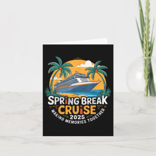 Cartão Break Para Primavera Cruise 2025 Juntos Com Fame D