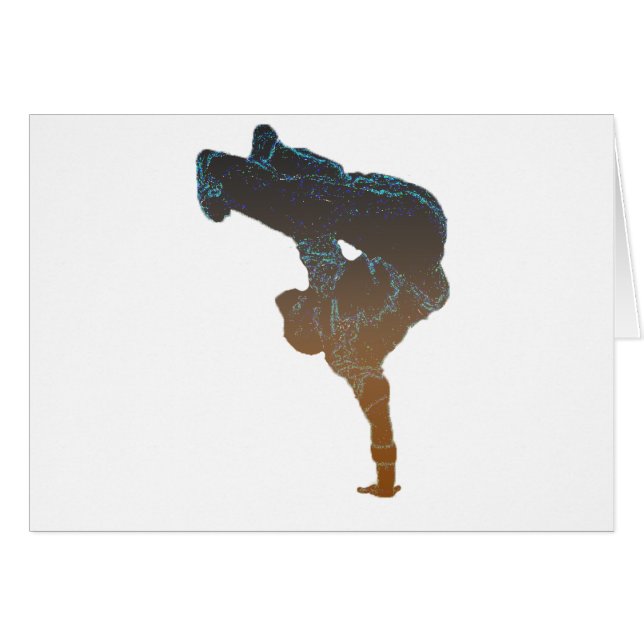 Cartão Breakdancer (Frente Horizontal)