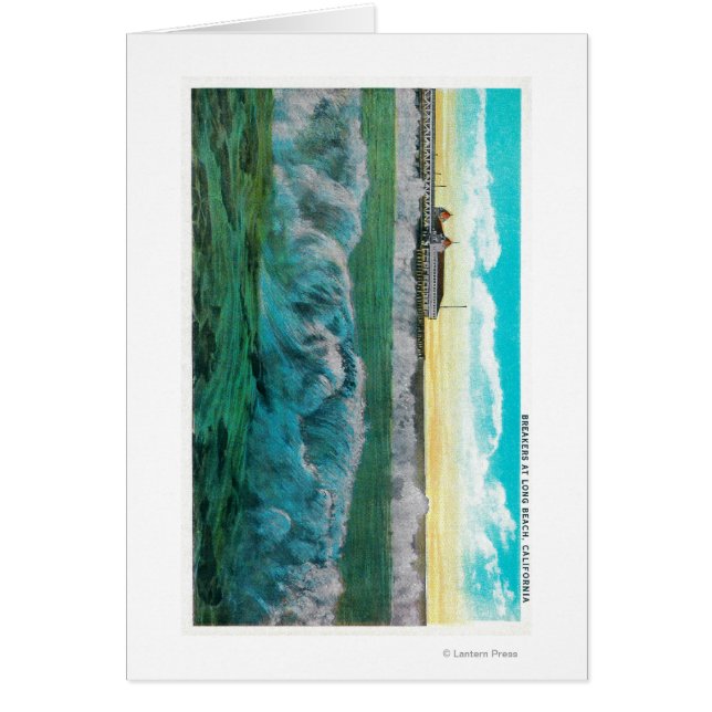 Cartão Breakers em Long Beach, Califórnia (Frente)