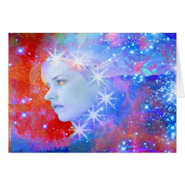 Cartão Breakout de estrelas (Frente Horizontal)