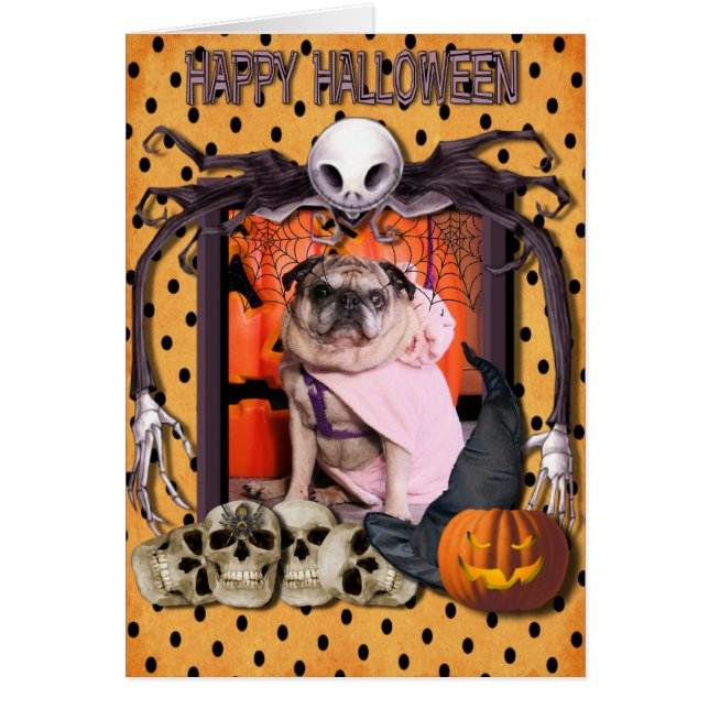 Cartão Breanna - Pug - Freeman (Frente)