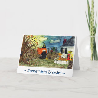 Cartão Brewin de alguma coisa