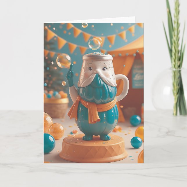 Cartão Brewing Up Birthday Cheer (Frente)