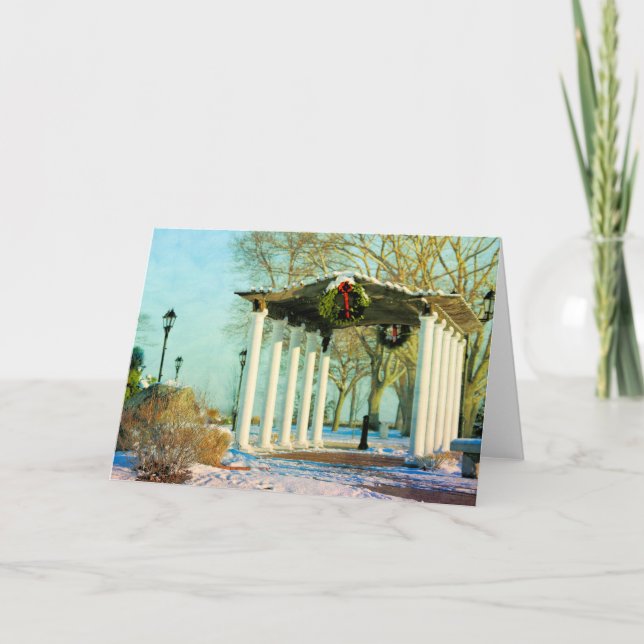 Cartão Brewster Gardens pergola Plymouth MÃES (Frente)