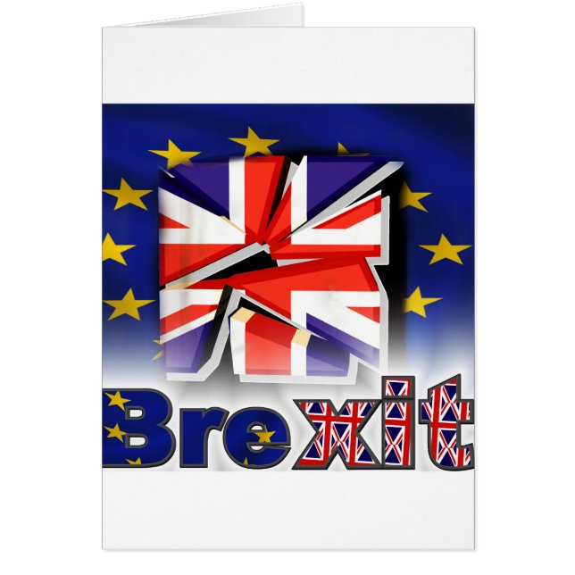 Cartão brexit (Frente)