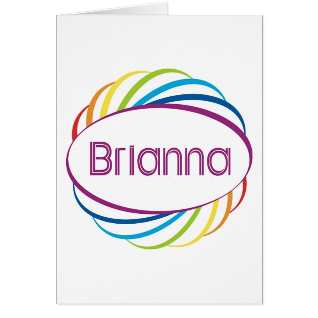 Cartão Brianna (Frente)