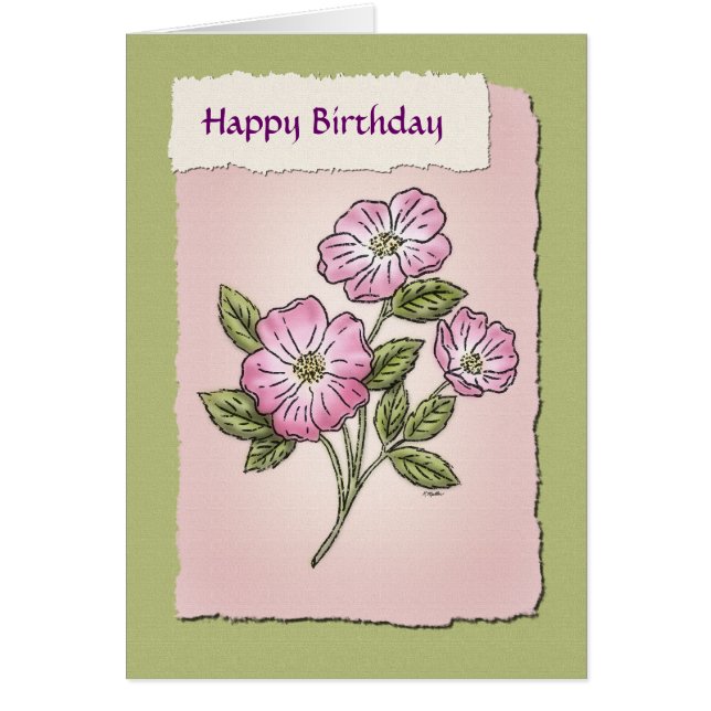 Cartão Briar doce (Frente)