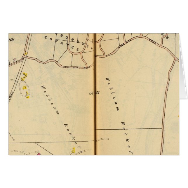 Cartão Briarcliff Manor, Nova York (Frente Horizontal)