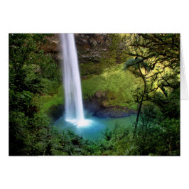 Cartão Bridal Veil Falls, NZ