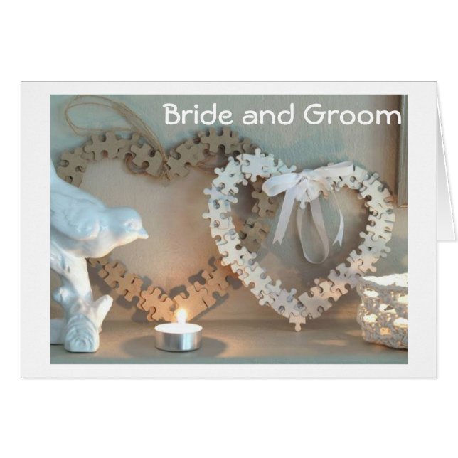 CARTÃO BRIDE/GROOM EM BREVE SER MARIDO/MULHER (Frente Horizontal)