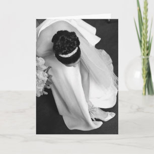 Cartão Bride & her shoes