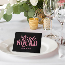 Cartão Bride Squad Bright Pink