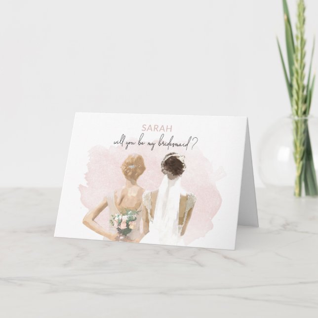 Cartão Bridesmaid - Sarah Note Card (Frente)