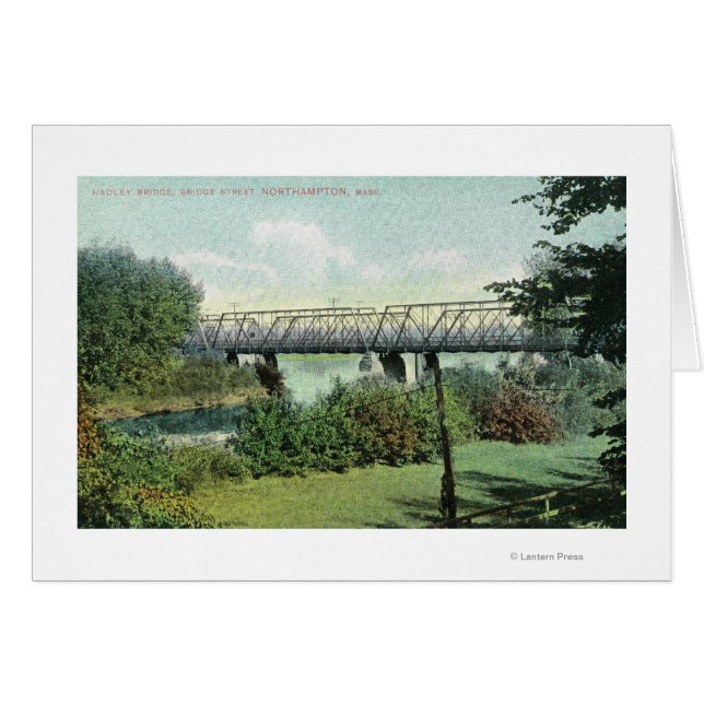 Cartão Bridge Street View da Ponte Hadley (Frente Horizontal)