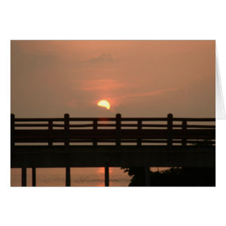 Cartão "bridge sunset" de Larry Coressel