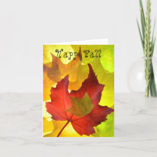 Cartão Bright fall Note Card