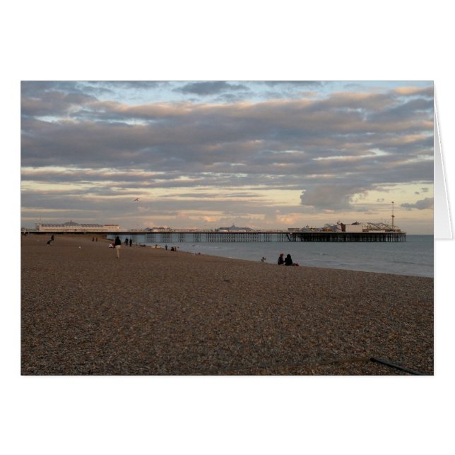 Cartão Brighton Pier (Frente Horizontal)