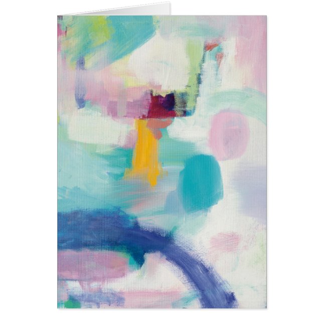 Cartão Brilhante experimental e pairoso (Frente)