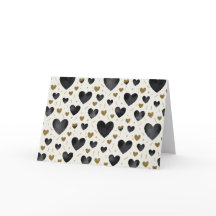 Brilho Dourado & Tinta: Coração Elegante