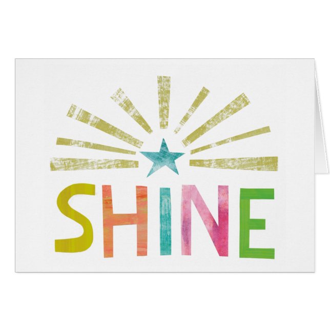 Cartão Brilho mágico (Frente Horizontal)